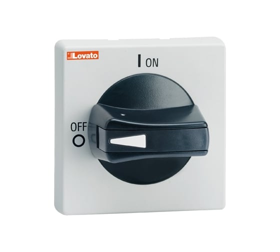 Изображение товара Рукоятка переключатель Lovato Electric для GA...A, GA016 C - GA040 C И GA…D, стопорное кольцо o5мм GAX63B