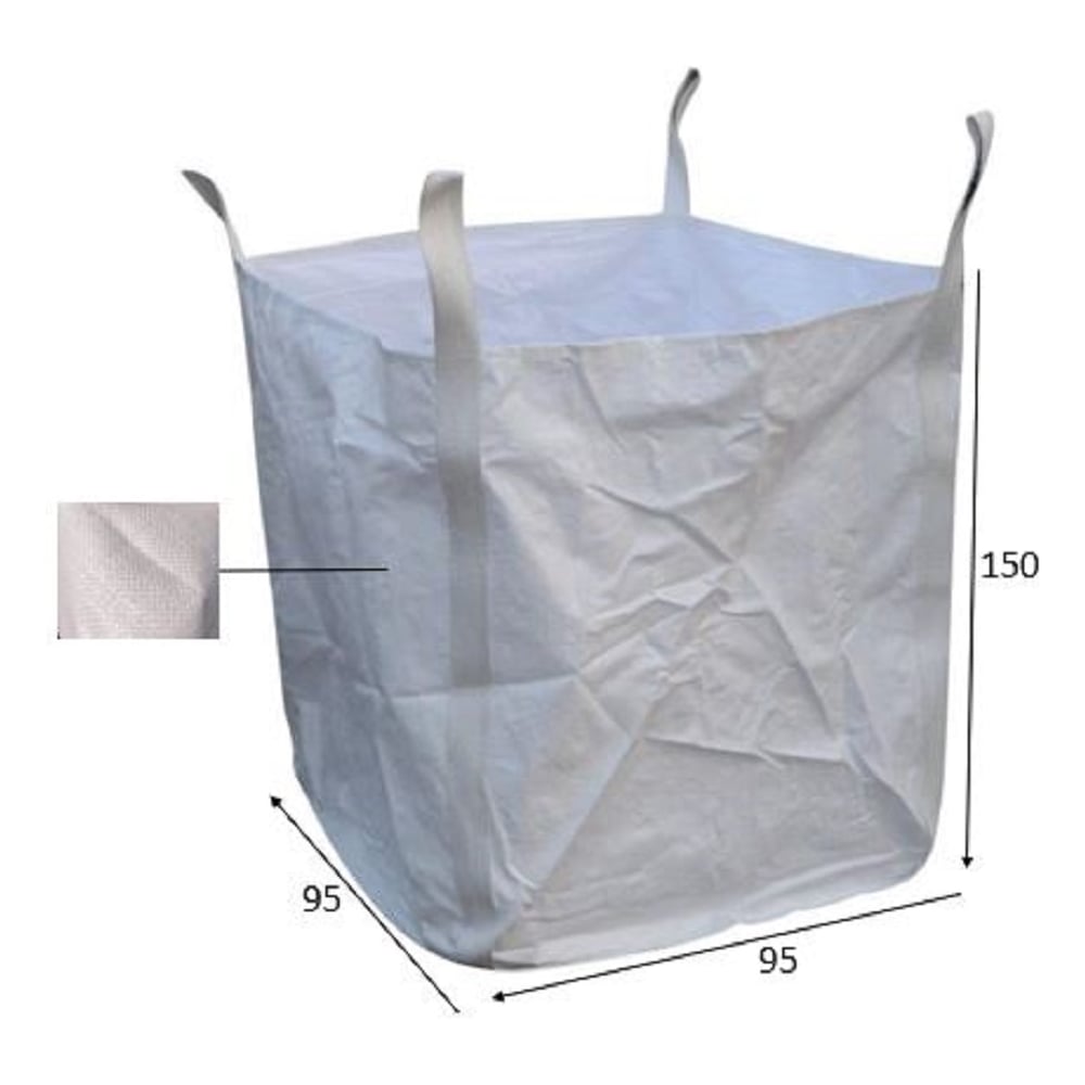 Изображение товара Мешок биг-бэг четырехстропный AV 95х95х150 140 г/м2 открытый в упаковке 5 шт