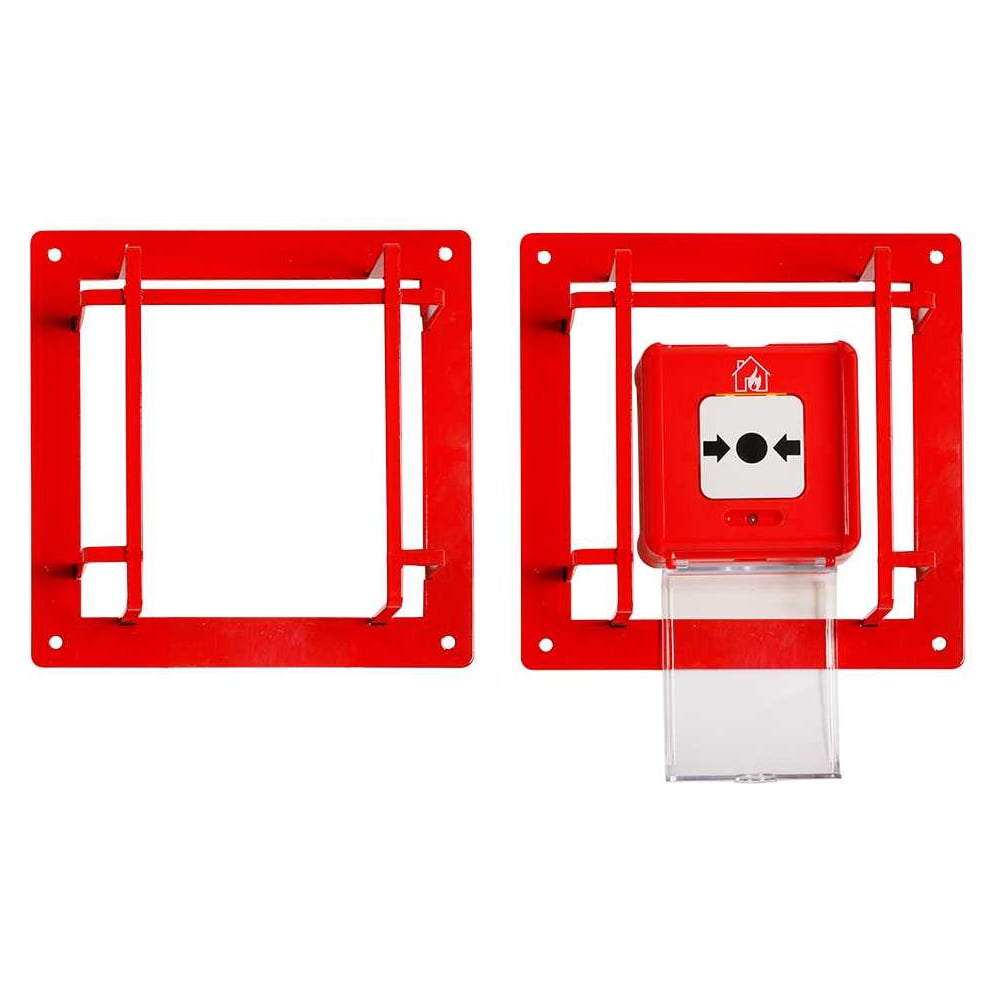 Изображение товара Защитный кожух для ИПР ЗК-5 SLT красный 175х175х60 мм сталь IP20