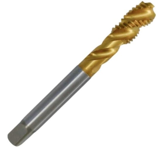 Изображение товара Метчик машинный EUROSTAR М14х2 HSSE-Co TiN винтовая канавка DIN376 AG31330