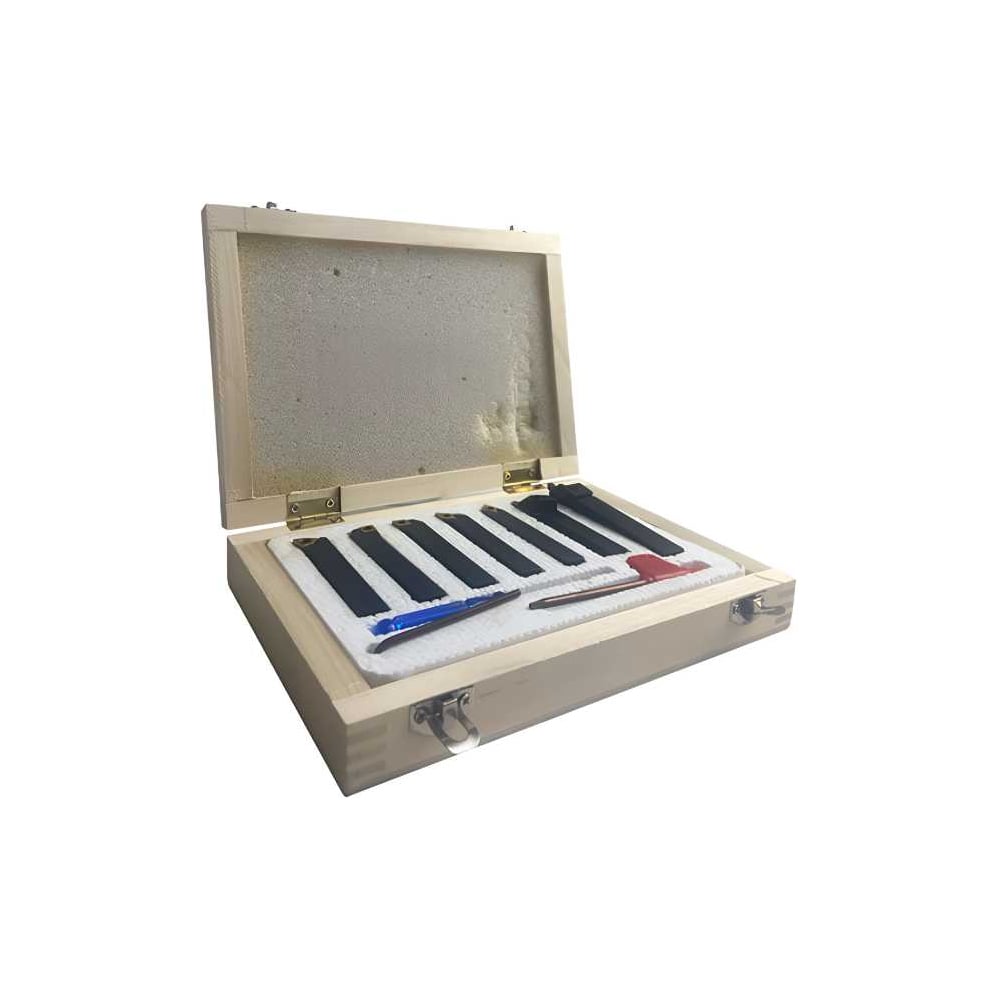 Изображение товара Набор резцов с механическим креплением пластин FABTEC 7 шт 10 мм