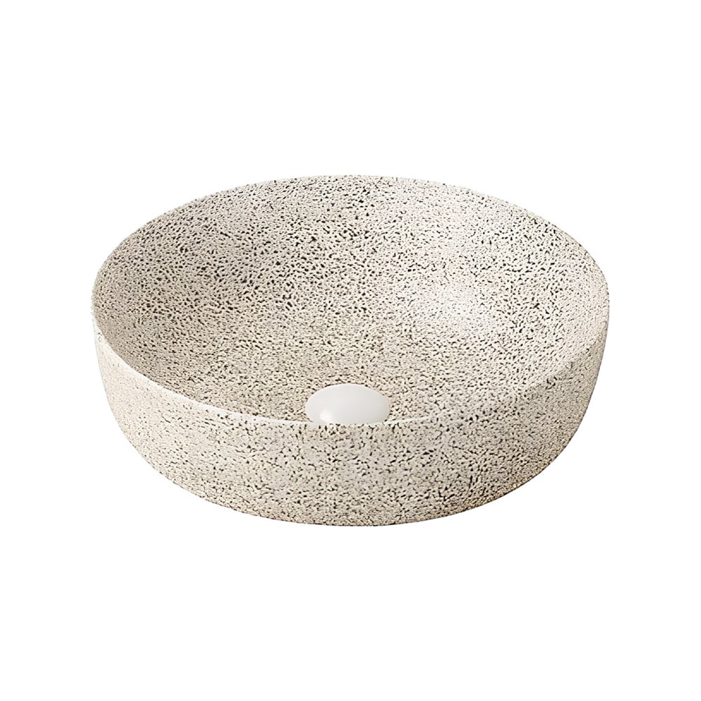 Изображение товара Современная бежевый раковина MELANA MLN-320364WSt накладная круглая