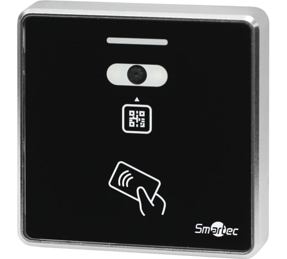 Изображение товара Считыватель QR-кода и MIFARE карт Smartec ST-PR144QMF-BK 6026939