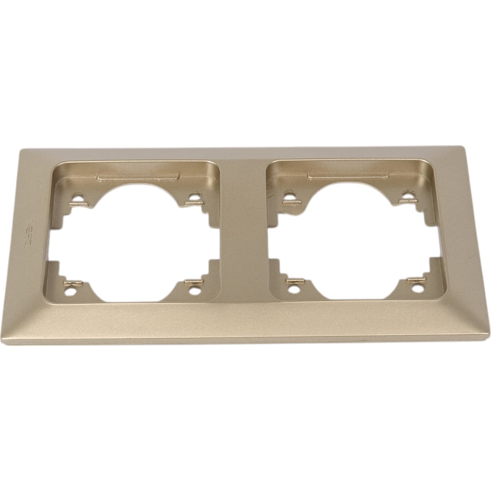 Изображение товара Вертикальная 2-местная рамка NE-AD Aras бронза для кабель-каналов