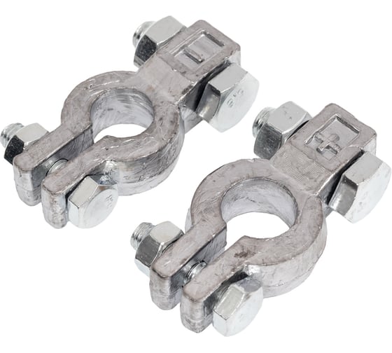 Изображение товара Универсальные усиленные клеммы АКБ ДАЛИ-авто свинцовые, болт сбоку DA-02530