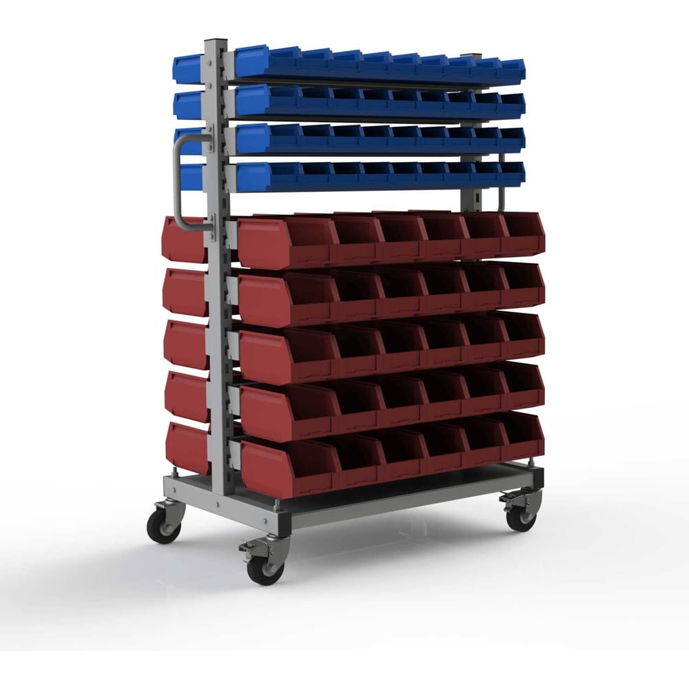 Изображение товара Мобильный стеллаж с ящиками МеталлКарт 206 для склада и офиса