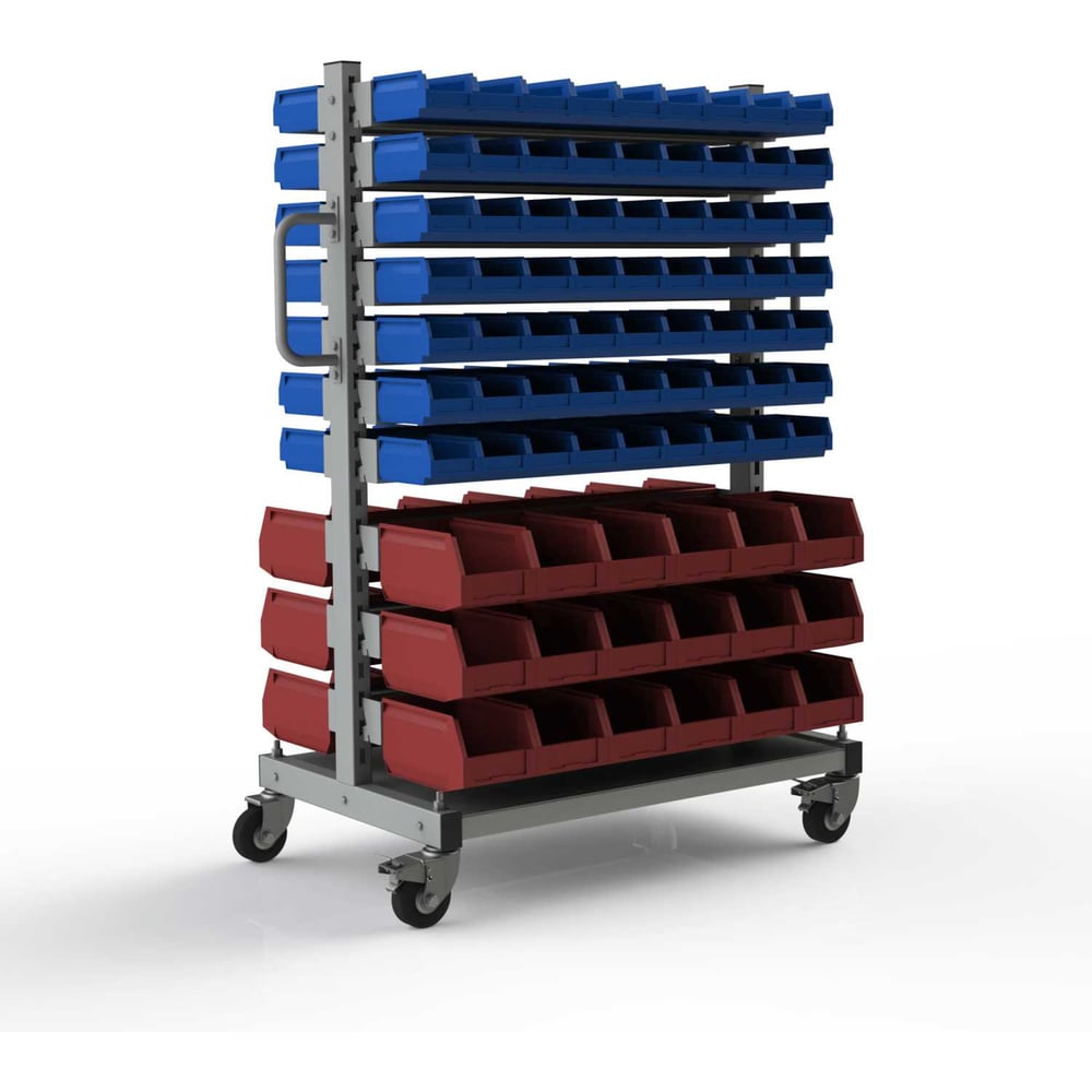 Изображение товара Мобильный стеллаж с ящиками МеталлКарт 204 для хранения инструментов и деталей