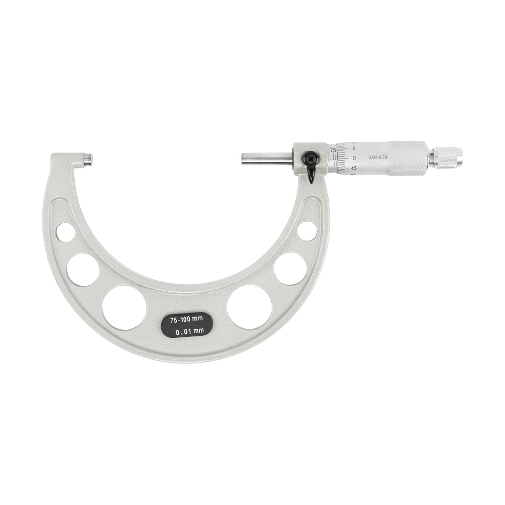 Изображение товара Профессиональный микрометр Guanglu МК-100 0,01 круглая скоба для точных измерений