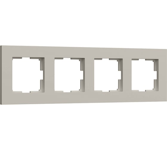 Изображение товара Рамка на 4 поста WERKEL Slab W0042917 (дымчатый софт) a071628