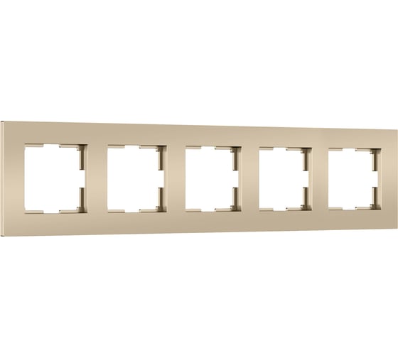 Изображение товара Рамка на 5 постов WERKEL Slab W0052911 (шампань софт) a071629
