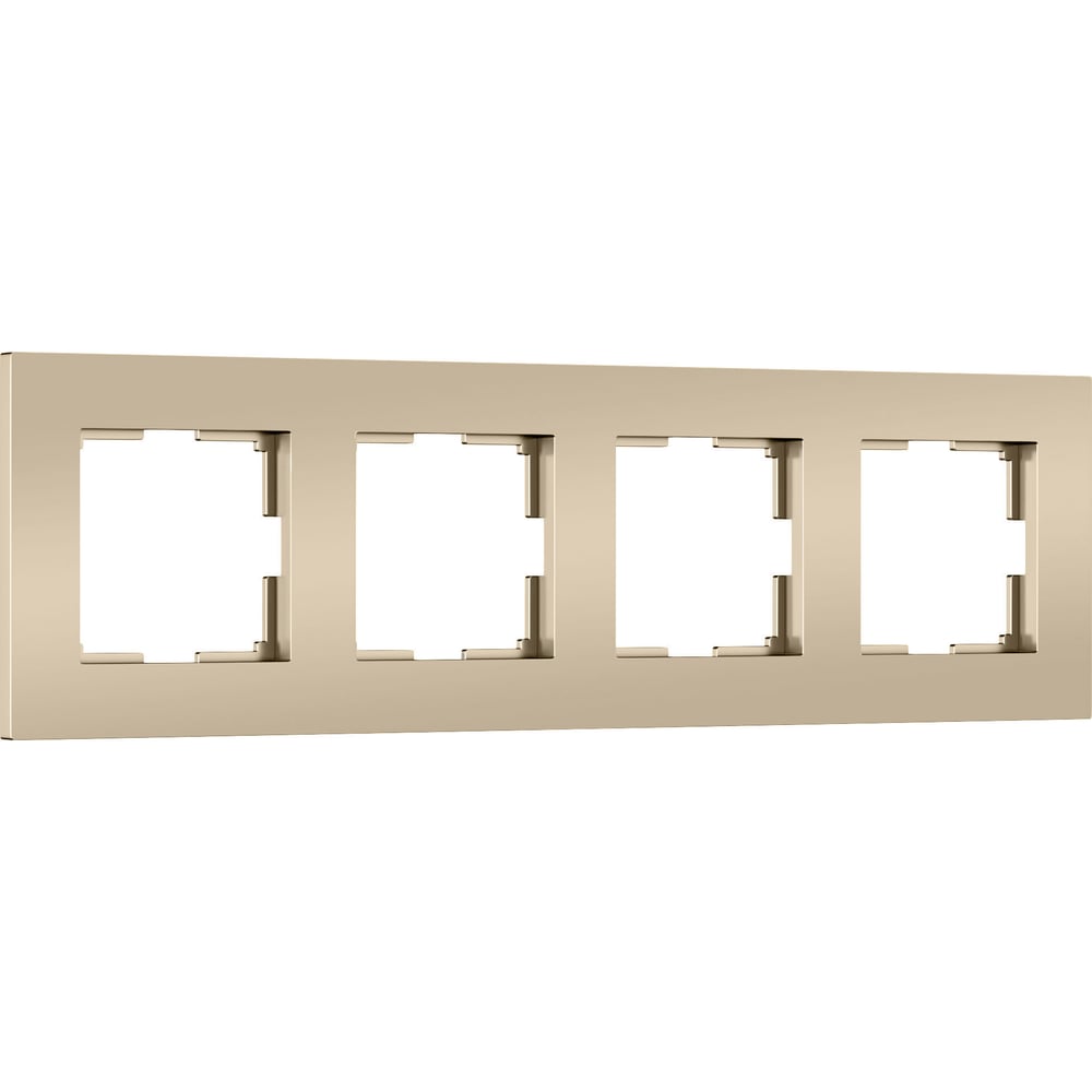 Изображение товара Рамка на 4 поста WERKEL Slab W0042911 (шампань софт) a071627