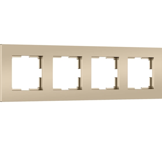 Изображение товара Рамка на 4 поста WERKEL Slab W0042911 (шампань софт) a071627