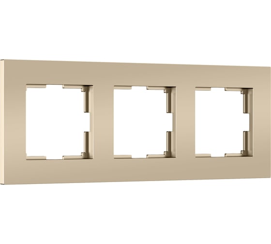 Изображение товара Рамка на 3 поста WERKEL Slab W0032911 (шампань софт) a071625