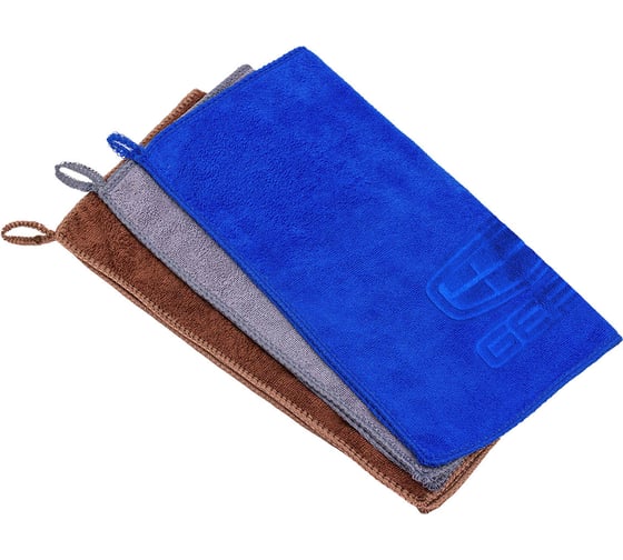 Изображение товара Салфетка чистящая Forsage микрофибра, с логотипом, 30*30 см (3шт/уп) F-NHE33 Geely(34392)