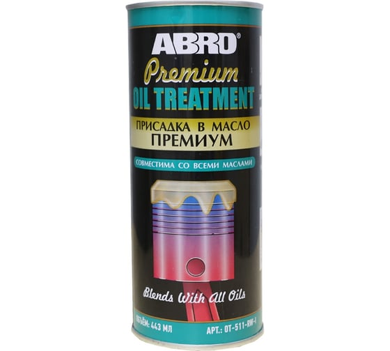 Изображение товара Присадка в масло ABRO премиум 443 мл OT-511-RW-I