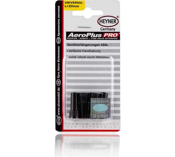 Изображение товара Удлинитель ниппеля для колес Heyner 4 шт 560000