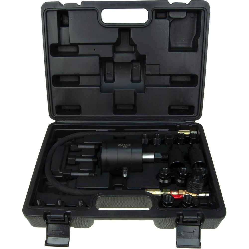 Изображение товара Пневматический съемник дизельных форсунок LIGE 21пр. в кейсе LG-14001
