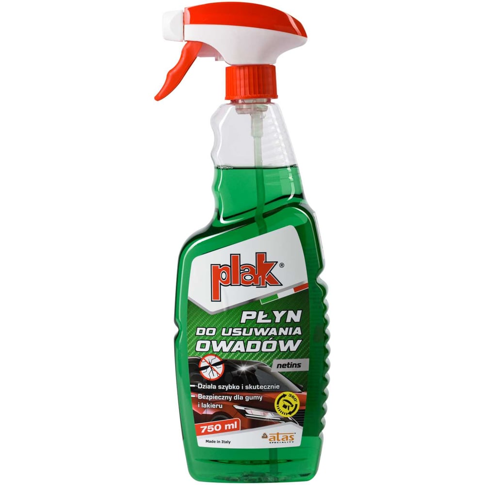 Изображение товара Очиститель кузова от насекомых и гудрона PLAK NETINS (триггер), 750 мл A50030