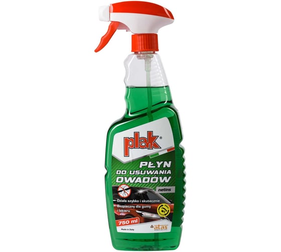 Изображение товара Очиститель кузова от насекомых и гудрона PLAK NETINS (триггер), 750 мл A50030