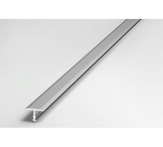 Изображение товара Порог прямой алюминиевый ЛУКА (13 мм, 2,7 м, анодированный, Серебро) УТ000039387