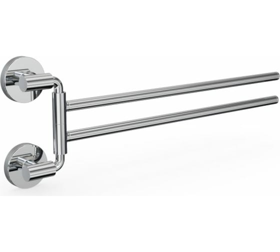 Изображение товара Полотенцедержатель Fora LORD двойной, поворотный, хром FOR-LORD022CR