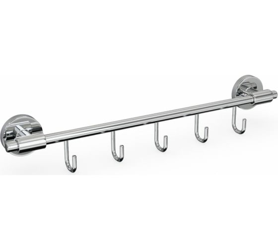 Изображение товара Держатель для полотенец с 5 крючками Fora LORD хром FOR-LORD049CR