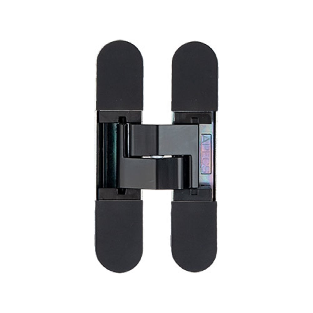 Изображение товара Петля врезная скрытая 115*23мм Apecs R11,5 универсальная черный матовый