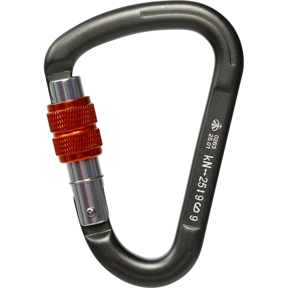 Изображение товара Альпинистский карабин Vertical GRAY треугольный Keylock 0263 алюминий