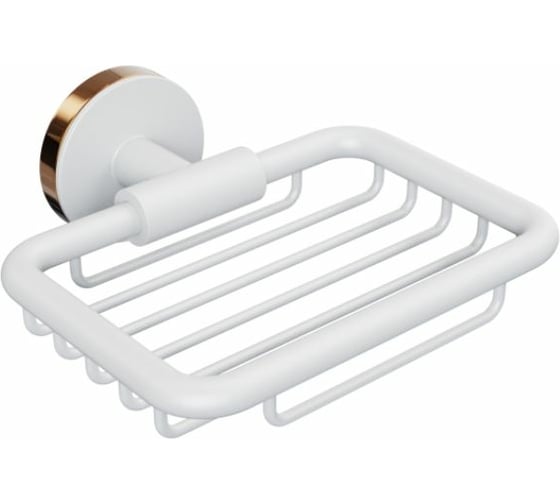 Изображение товара Мыльница для ванной Fora LORD решетчатая, белый FOR-LORD040WT
