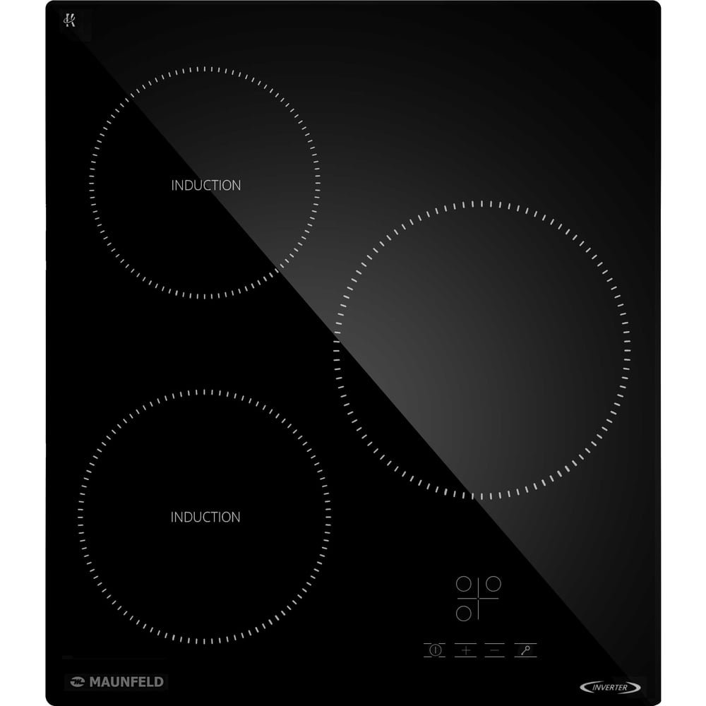 Изображение товара Индукционная варочная панель MAUNFELD AVI4531BK 3 конфорки сенсорное управление стеклокерамика
