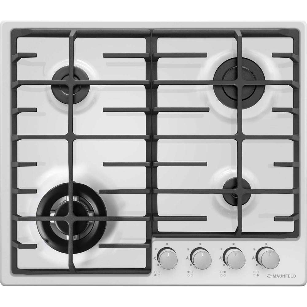 Изображение товара Газовая варочная панель MAUNFELD EGHE.64.63CW/G белая 4 конфорки