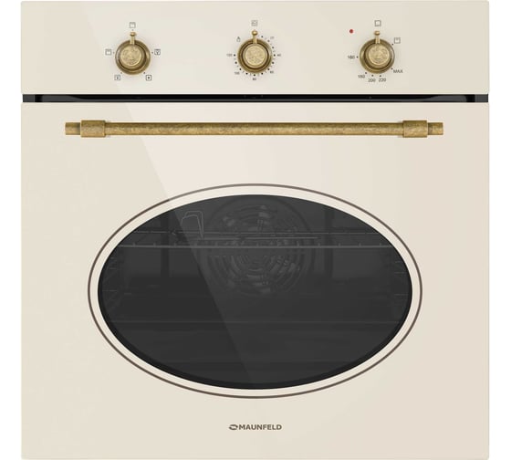 Изображение товара Шкаф духовой газоэлектрический MAUNFELD EOGC604RIB.MT Slim