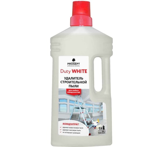 Изображение товара Средство для удаления гипсовой пыли PROSEPT Duty White концентрат, 1 л 124-1