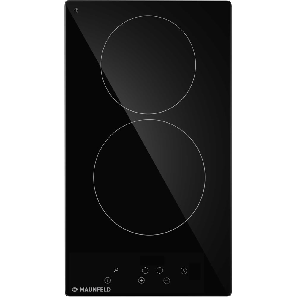 Изображение товара Электрическая варочная панель MAUNFELD AVCE3021BK 2 конфорки стеклокерамика современный дизайн Изображение товара Электрическая варочная панель MAUNFELD AVCE3021BK 2 конфорки стеклокерамика современный дизайн