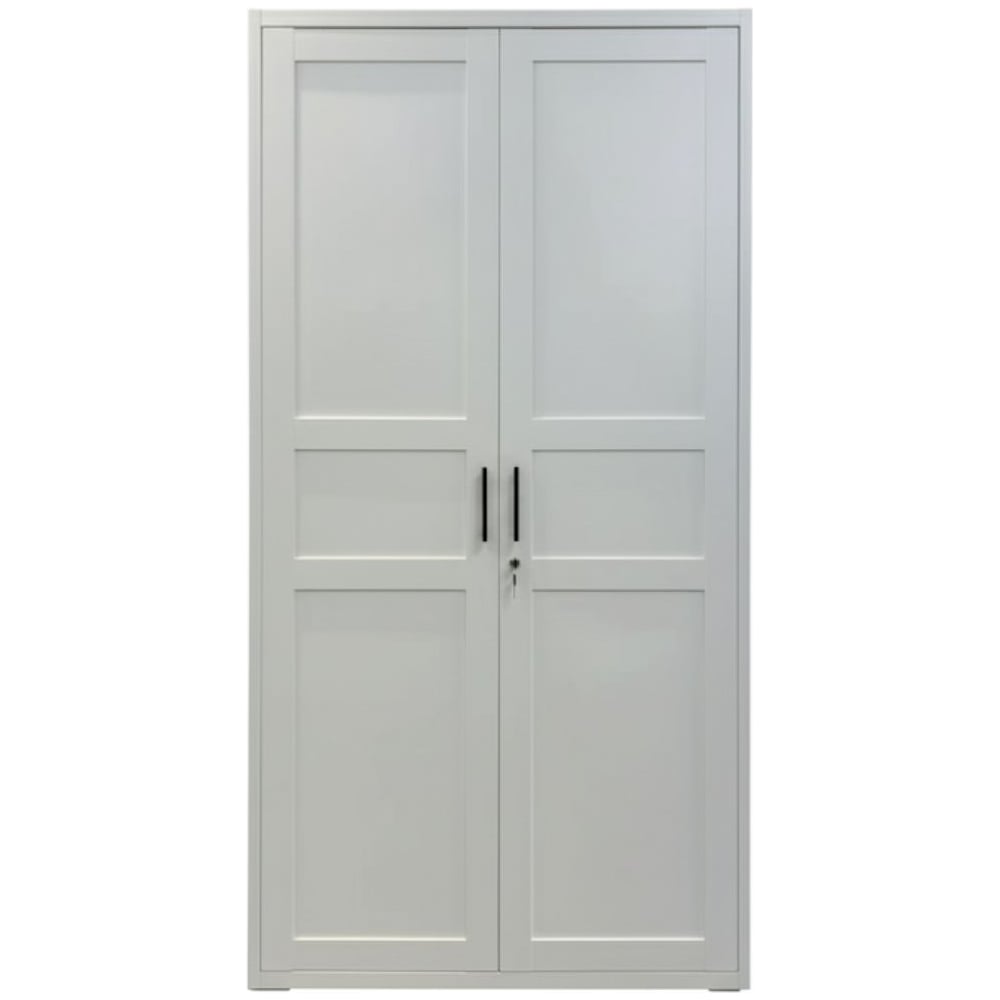 Изображение товара Гардеробный шкаф GRETTE JF-LK02 2000х1000х500 сталь белый с секретным замком