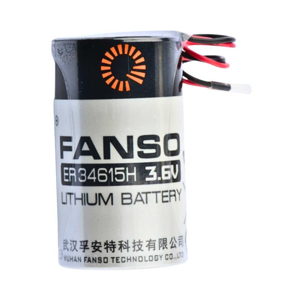 Изображение товара Литиевая батарейка FANSO ER34615H-LD 8 шт для приборов, счетчиков, автомобилей и GPS, тип D с проводами, Li-SOCl2 6799601