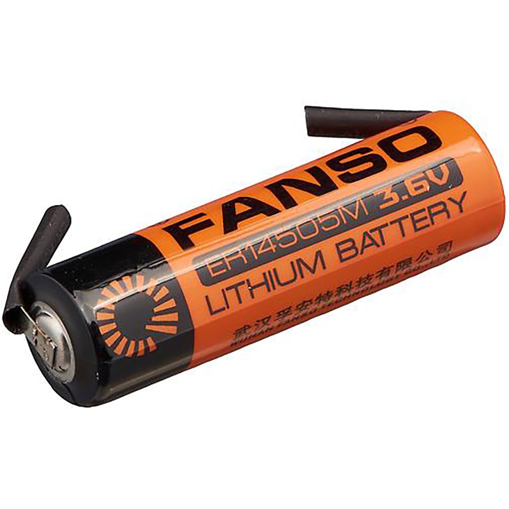 Изображение товара Литиевая батарейка FANSO ER14505M/T 8 шт цилиндрическая для приборов, счетчиков, автомобилей и GPS, тип AA, высокотоковая с радиальными выводами, Li-SOCl2 6799666