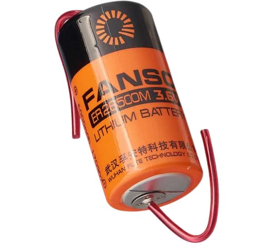 Изображение товара Литиевая высокотовая батарейка FANSO ER26500M/P 4 шт для датчиков, счетчиков, GPS и IOT, тип С, спиральная с аксиальными выводами, Li-SOCl2 6799592