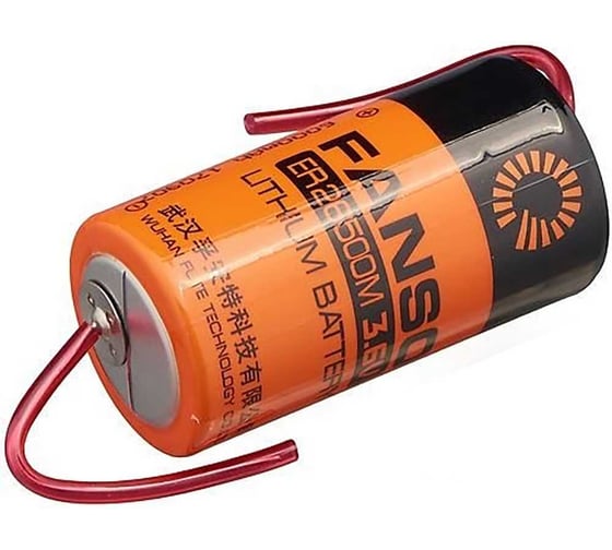 Изображение товара Литиевая высокотовая батарейка FANSO ER26500M/P 8 шт для датчиков, счетчиков, GPS и IOT, тип С, спиральная с аксиальными выводами, Li-SOCl2 6799593