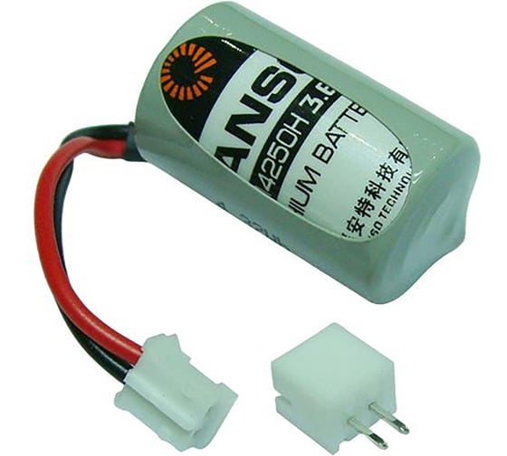 Изображение товара Литиевая батарейка FANSO ER14250H-LD/02082023 4 шт цилиндрическая для приборов, счетчиков, автомобилей и GPS, тип 1/2AA c проводами и коннектором JST PHR-02, Li-SOCl2 6799658