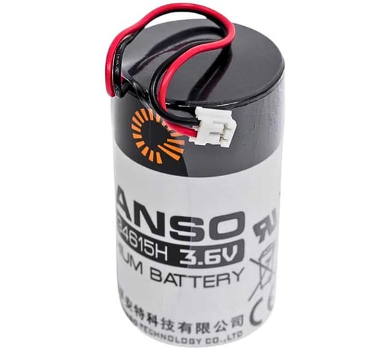 Изображение товара Литиевая батарейка FANSO ER34615H-LD/EHR-02 8 шт для приборов, счетчиков, автомобилей и GPS, тип D с проводами, Li-SOCl2 6799604