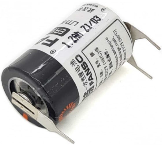 Изображение товара Литиевая батарейка FANSO ER14250H/3PF 4 шт цилиндрическая для приборов, счетчиков, автомобилей и GPS, тип 1/2AA c тремя выводами под пайку, Li-SOCl2 6799645