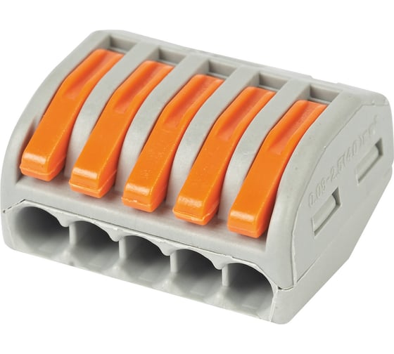 Изображение товара Соединительная клемма HLT СК-415 (0.1-2.5 (4.0)мм2) (10штук/упаковка) 081-19-036