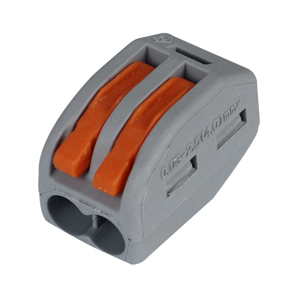 Изображение товара Соединительная клемма HLT СК-412 0.1-2.5 мм2, рычажная, 20 шт