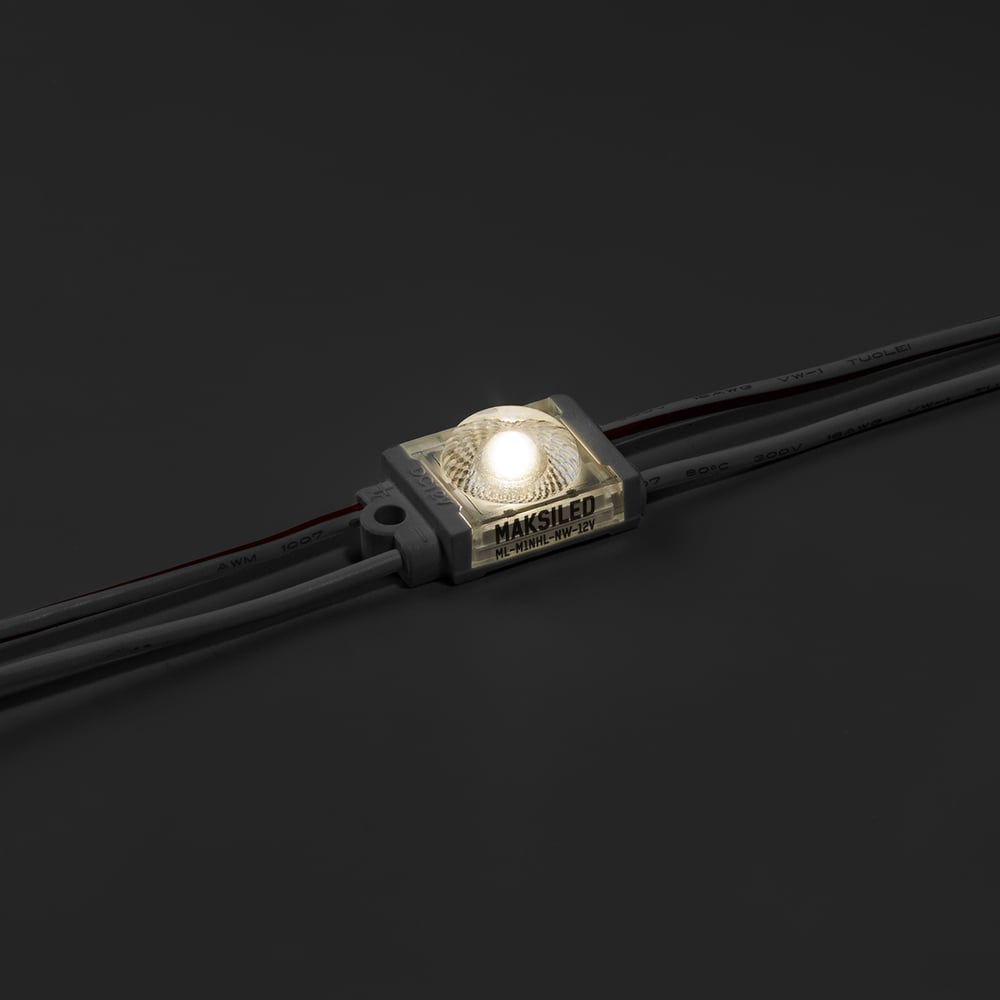 Изображение товара Светодиодный модуль MAKSILED 40 шт 0.48Вт 12В IP67 для световых вывесок