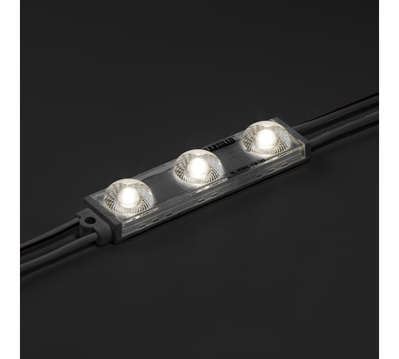 Изображение товара Светодиодный модуль MAKSILED 25 шт, 1.44Вт, 12В, IP67, 3smd 2835, 240лм, 7800-8600K ML-M3NHL-2835-CW-12V
