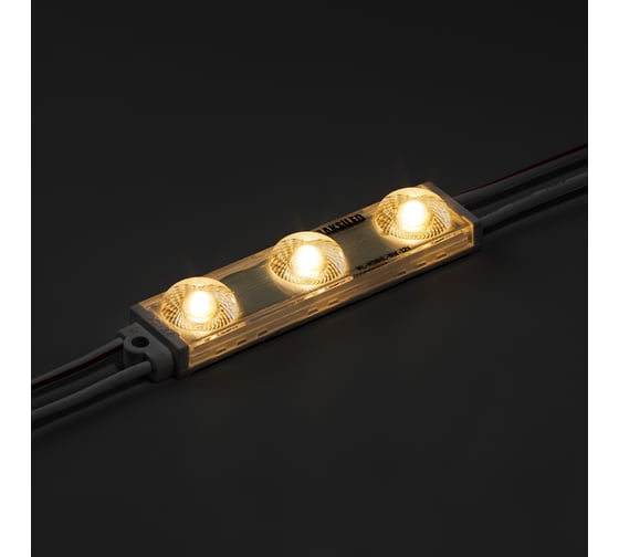 Изображение товара Светодиодный модуль MAKSILED 25 шт, 1.44Вт, 12В, IP67, 3smd 2835, 240лм, 3800-4200K ML-M3NHL-2835-NW-12V