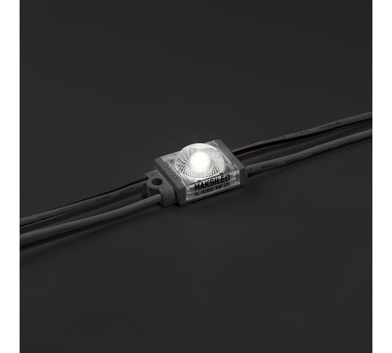 Изображение товара Светодиодный модуль MAKSILED 40 шт, 0.48Вт, 12В, IP67, 1smd 2835, 85лм, 7800-8600K ML-M1NHL-2835-CW-12V