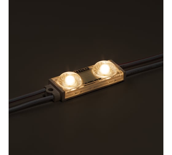Изображение товара Светодиодный модуль MAKSILED 30 шт, 0.96Вт, 12В, IP67, 2smd 2835, 170лм, 2800-3200K ML-M2NHL-2835-WW-12V