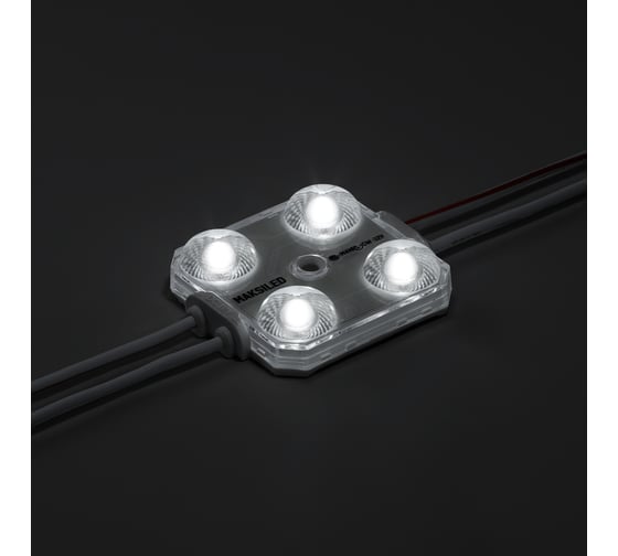 Изображение товара Светодиодный модуль MAKSILED 20 шт, 2Вт, 12В, IP67, 4smd 2835, 340лм, 7800-8600K ML-M4NHL-2835-CW-12V